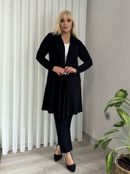 Immagine di CURVY GIRL WATERFALL OPEN CARDIGAN